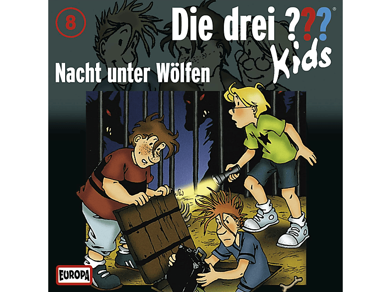 Die Drei ??? Kids 08: Nacht unter Wölfen - (CD) von SONY MUSIC