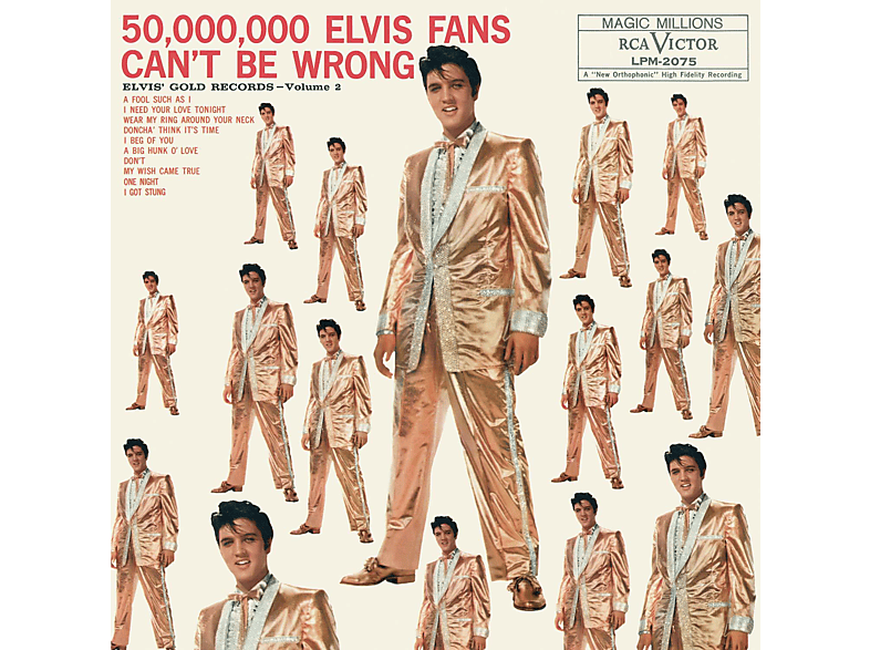 Elvis Presley - 50,000,000 Fans Can't Be Wrong: Elvis' Gold (Vinyl) von SONY MUSIC