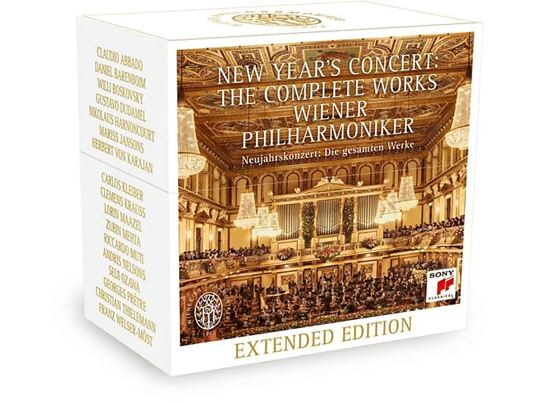 Wiener Philharmoniker - Neujahrskonzert:Die gesamten Werke-Extended Ed. (CD) von SONY MUSIC