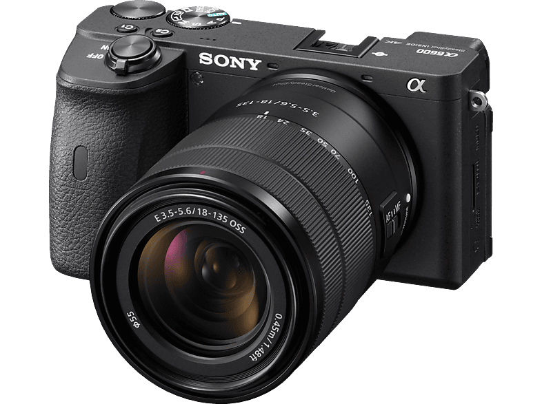 SONY Alpha 6600 Kit (ILCE-6600M) Systemkamera mit Objektiv 18-135 mm, 7,6 cm Display Touchscreen, WLAN von SONY