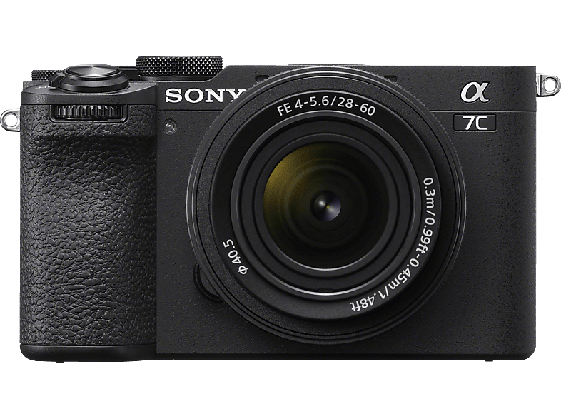 SONY Alpha 7C II Kit (ILCE-7CM2L) Vollformat Kamera mit Objektiv 28 - 60 mm, 7,5 cm Display Touchscreen, WLAN von SONY