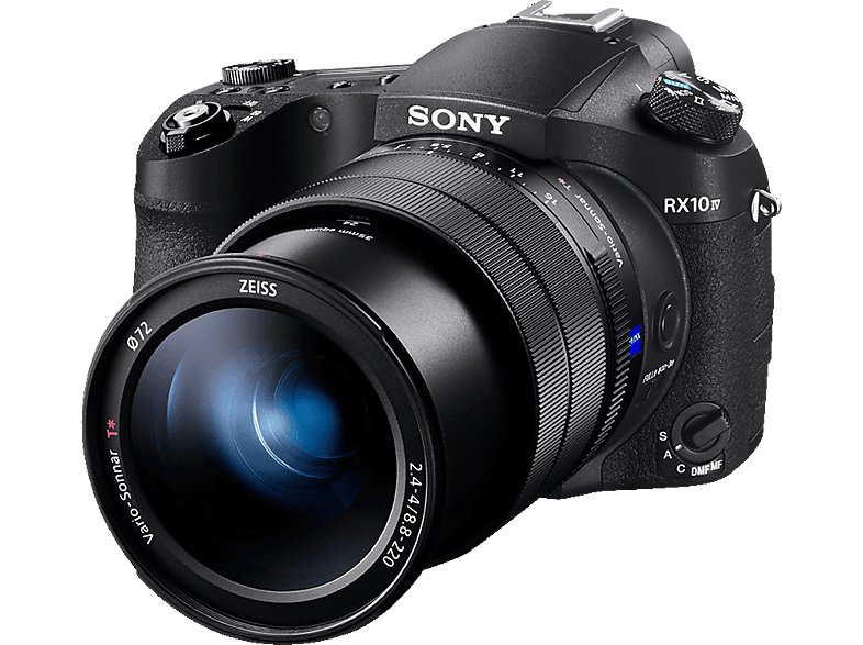 SONY Cyber-shot DSC-RX10 M4 Zeiss NFC Bridgekamera Schwarz, 25x opt. Zoom, TFT-LCD, Xtra Fine, WLAN von SONY