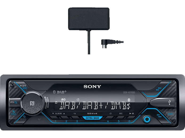 SONY DSX-A510 Kit Autoradio 1 DIN, 55 Watt von SONY
