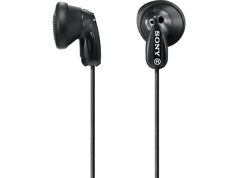 SONY MDR-E9LP, In-ear Kopfhörer Schwarz von SONY