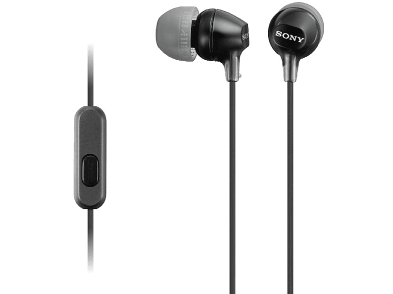 SONY MDR-EX15AP, In-ear Headset Schwarz SONY MDR-EX15AP, In-ear Headset Schwarz von SONY