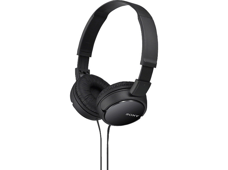 SONY MDR-ZX110, On-ear Kopfhörer Schwarz von SONY