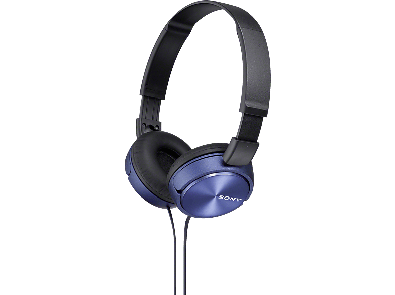 SONY MDR-ZX310, On-ear Kopfhörer Blau von SONY