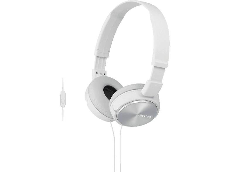 SONY MDR-ZX310AP mit Headsetfunktion, Over-ear Kopfhörer Weiß SONY MDR-ZX310AP mit Headsetfunktion, Over-ear Kopfhörer Weiß von SONY