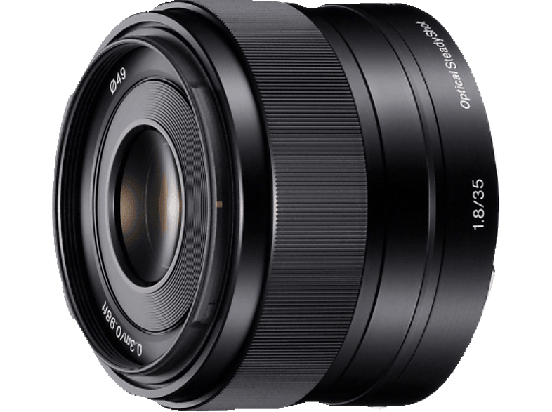 SONY SEL35F18 - 35 mm f/1.8 ED, OSS, Circulare Blende (Objektiv für Sony E-Mount, Schwarz) von SONY