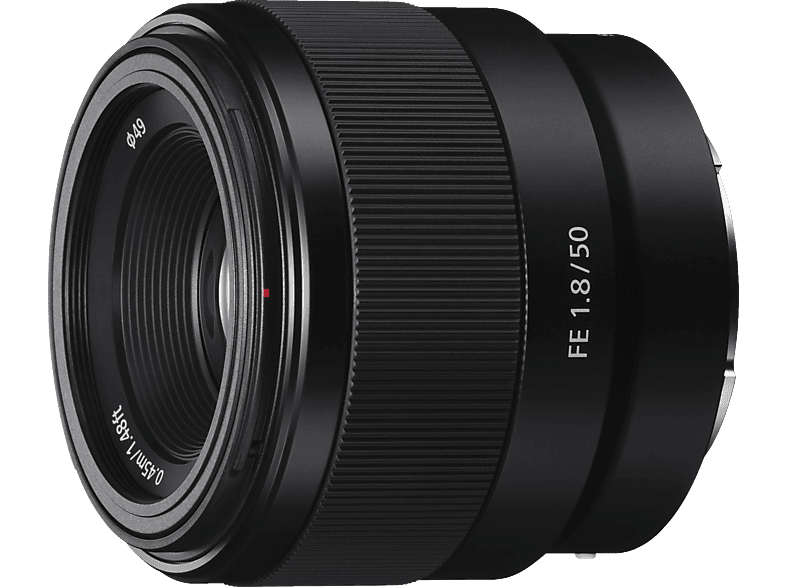 SONY SEL50F18F Vollformat - 50 mm f/1.8 Circulare Blende (Objektiv für Sony E-Mount, Schwarz) von SONY