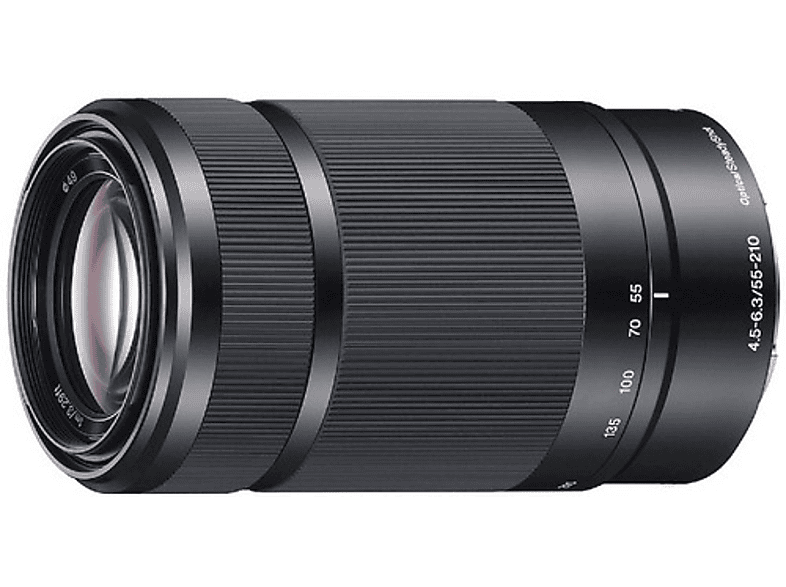 SONY SEL55210 55 mm - 210 f/4.5-6.3 OSS, Circulare Blende (Objektiv für Sony E-Mount, Schwarz) von SONY