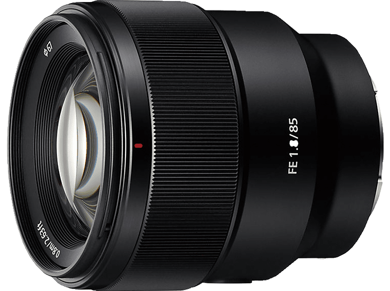 SONY SEL85F18 Vollformat - 85 mm f/1.8 ED, DMR, Circulare Blende (Objektiv für Sony E-Mount, Schwarz) von SONY