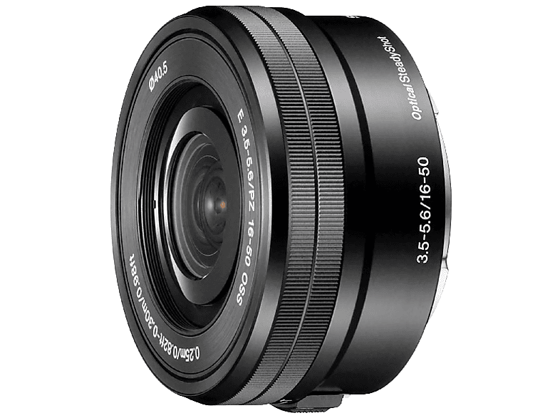 SONY SELP1650 16 mm - 50 f/3.5-5.6 OSS, ED, ASPH, Circulare Blende (Objektiv für Sony E-Mount, Schwarz) von SONY