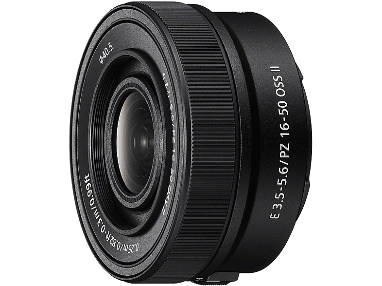 SONY SELP16502 E PZ 16 mm - 50 f./3.5-5.6 (Objektiv für Sony E-Mount, Schwarz) von SONY