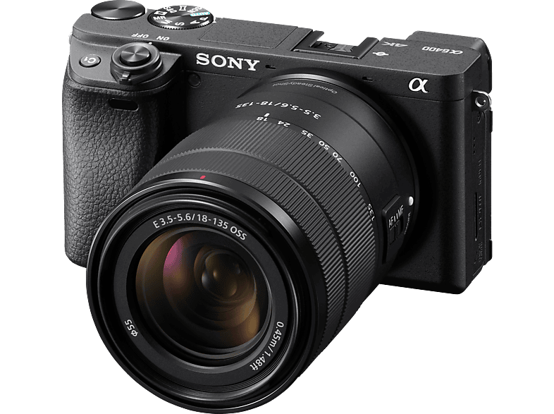 SONY Sony Alpha 6400 Kit Systemkamera mit Objektiv 18-135 mm, 7,6 cm Display Touchscreen, WLAN SONY Sony Alpha 6400 Kit Systemkamera mit Objektiv 18-135 mm, 7,6 cm Display Touchscreen, WLAN von SONY
