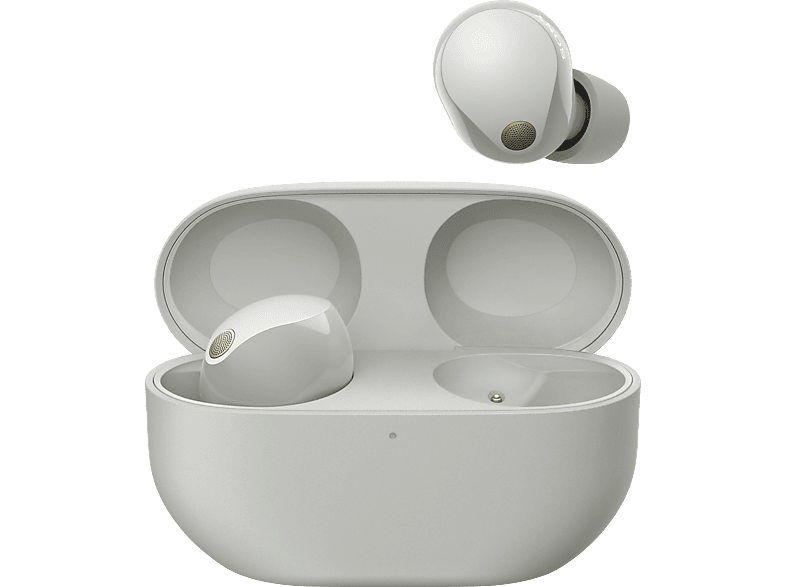 SONY WF-1000XM5 TWS Noise Cancelling, In-ear Kopfhörer Bluetooth Silber von SONY