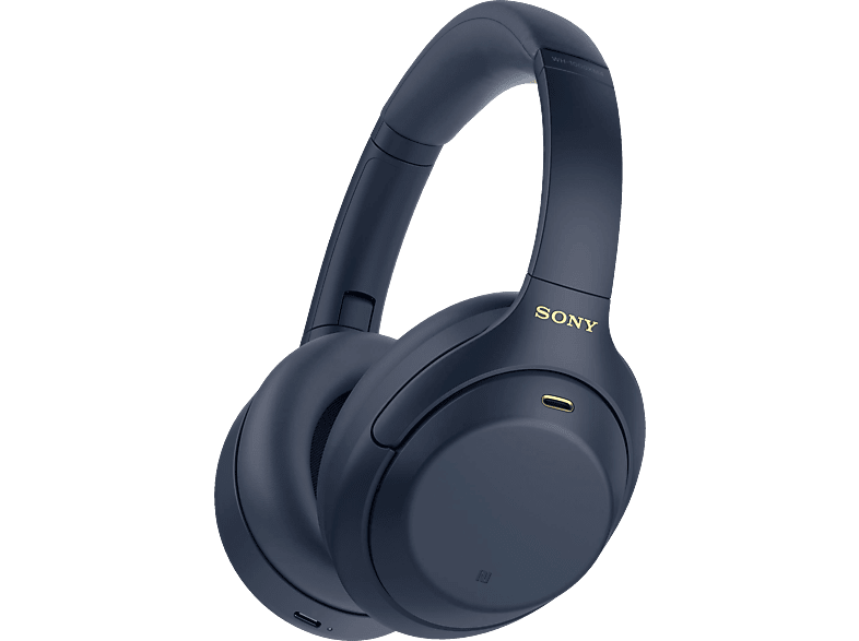 SONY WH-1000XM4 Noise Cancelling, Over-ear Kopfhörer Bluetooth Blau von SONY