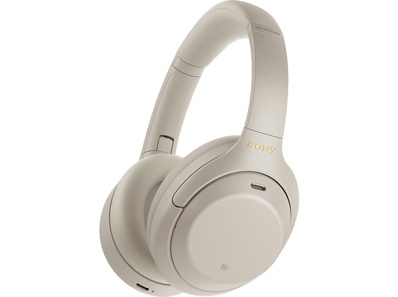 SONY WH-1000XM4 Noise Cancelling, Over-ear Kopfhörer Bluetooth Silber von SONY