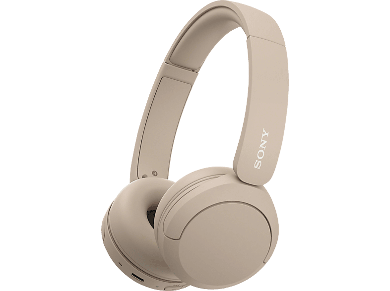 SONY WH-CH520, On-ear Kopfhörer Bluetooth Beige von SONY