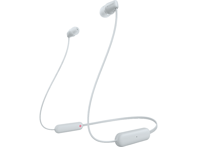 SONY WI-C100, In-ear Kopfhörer Bluetooth Weiß SONY WI-C100, In-ear Kopfhörer Bluetooth Weiß von SONY