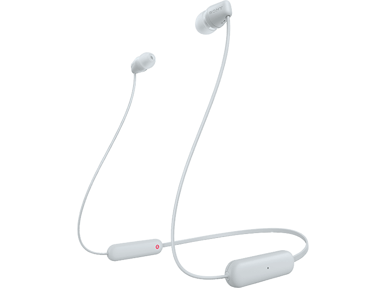 SONY WI-C100, In-ear Kopfhörer Bluetooth Weiß von SONY