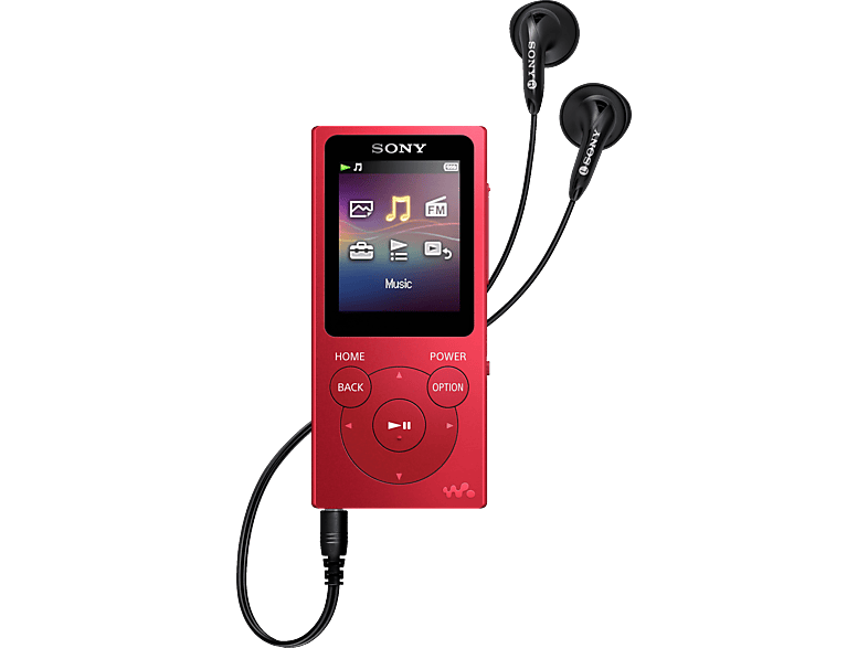 SONY Walkman NW-E394 Mp3-Player (8 GB, Rot) von SONY