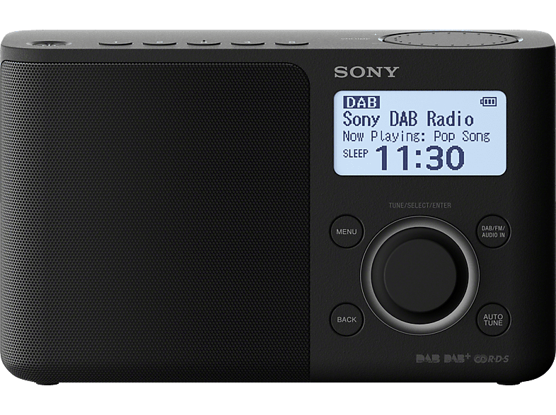SONY XDR-S61D DAB+ Radio, digital, FM, DAB+, DAB, Schwarz von SONY