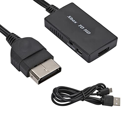 SOONHUA HDMI-Kabeladapter für Xbox-Konsole,HD-Adapterkabel, unterstützt 1080P / 720P, Lösung für den Anschluss Einer Original Xbox an einen modernen Fernseher von SOONHUA