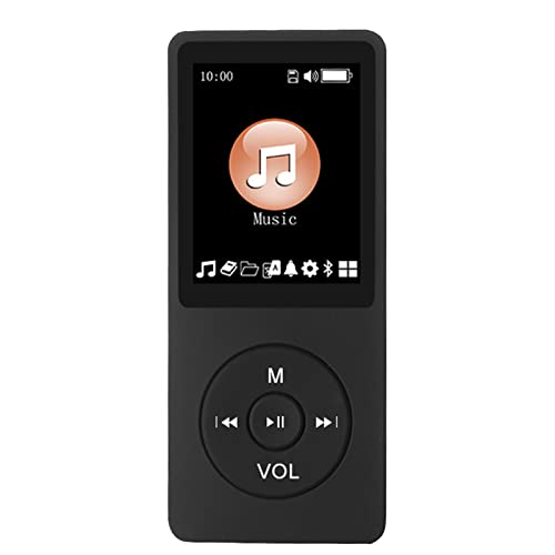 SOONHUA MP3-Player, 8 GB, MP3-Player, 4,7 cm (1,8 Zoll), Bluetooth 4.1, MP3, MP4-Player, HiFi-verlustfreier Sound, 40+ Stunden lange Wiedergabe, TF-Radio-Recorder unterstützt 64 GB TF-Karte von SOONHUA