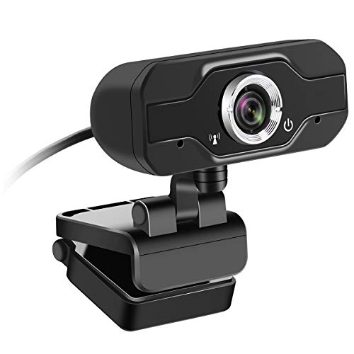 SOONHUA Webcam mit Mikrofon,USB Webkamera für PC,Webcam USB Plug & Play,720p Webcam für Computer Laptop Desktop-PC, kompatibel mit Windows/YouTube/Skype/Zoom von SOONHUA