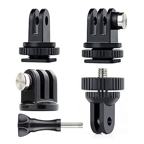 SOONSUN Stativ-Adapter, 1/4-20 Schraubadapter, Stativ und Kaltschuh-Halterung, Konvertierungsadapter, kompatibel mit GoPro Hero 12 11 10 9 8 7 6 5 4 3 2, Session, Max und Allen Action-Kameras SOONSUN Stativ-Adapter, 1/4-20 Schraubadapter, Stativ und Kaltschuh-Halterung, Konvertierungsadapter, kompatibel mit GoPro Hero 12 11 10 9 8 7 6 5 4 3 2, Session, Max und Allen Action-Kameras von SOONSUN