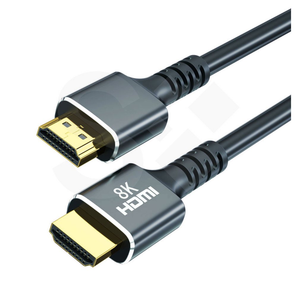 SOONTEC 2.1 High Speed HDMI Kabel, 8K/4K, 48Gbps Ultra HD, HDCP HDMI-Kabel, HDMI, 1/2/3 Meter (200 cm), 8K@60Hz/4K@120Hz von SOONTEC