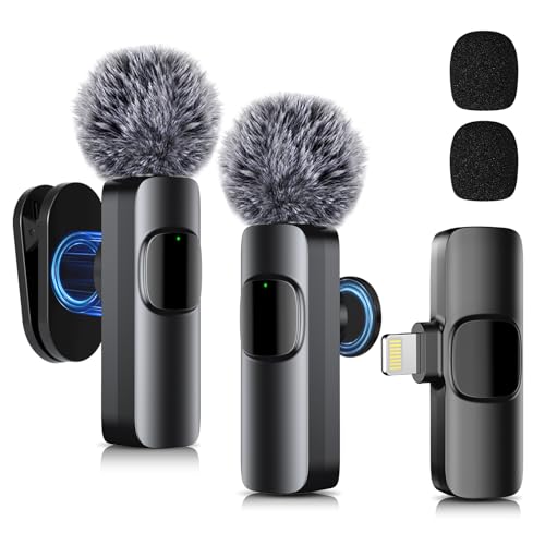 SOOOEC Kabelloses Ansteckmikrofon für iPhone und iPad – mini-Mikrofon geeignet für Videoaufnahmen, Live-Streaming, Vlogging sowie TikTok und YouTube - Handy-Mikrofon mit Rauschunterdrückung SOOOEC Kabelloses Ansteckmikrofon für iPhone und iPad – mini-Mikrofon geeignet für Videoaufnahmen, Live-Streaming, Vlogging sowie TikTok und YouTube - Handy-Mikrofon mit Rauschunterdrückung von SOOOEC