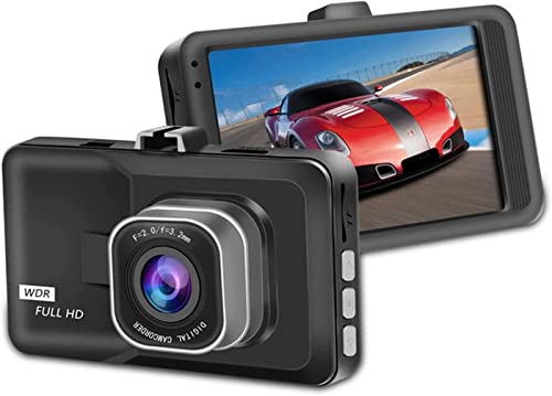 Dashcam Auto 1080P, Autokamera mit 3 Zoll LCD-Bildschirm, 170 ° Weitwinkel, 360° Drehbarer Saugnapf, Super Nachtsicht, G-Sensor, WDR, Parkmodus, Loop-Aufnahme von SOOTEWAY