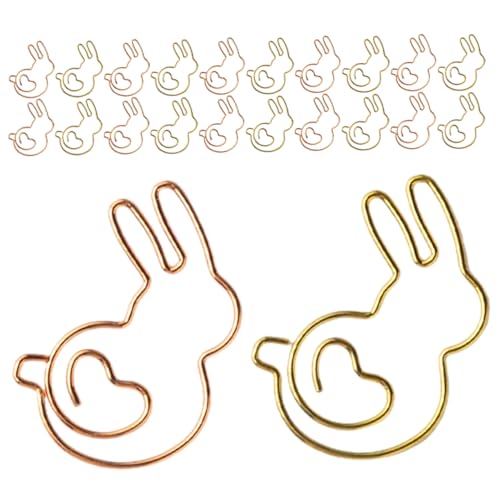 SOPOTUTU 1 Satz Lustige Papierclips Schön Mit Dekoration Tierische Büroklammer Klein Handwerk Büroklammer Hase Lustige Süße Büroklammern Mini-büroklammer Häschen Büroklammern Stahl 30 Stück SOPOTUTU 1 Satz Lustige Papierclips Schön Mit Dekoration Tierische Büroklammer Klein Handwerk Büroklammer Hase Lustige Süße Büroklammern Mini-büroklammer Häschen Büroklammern Stahl 30 Stück von SOPOTUTU