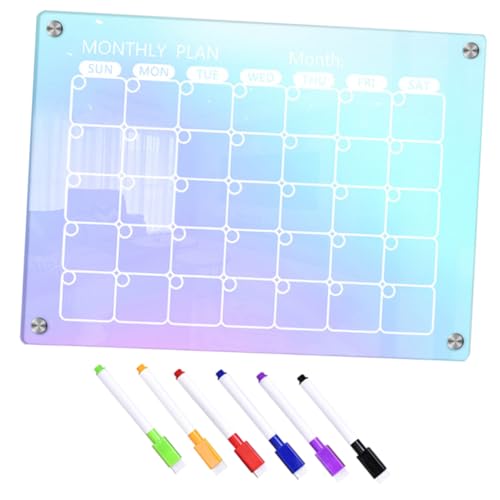 SOPOTUTU 1 Satz Magnettafel Für Die Wand Schreibtisch Schild Led Kühlschrank Magnettafel Für Kühlschränke Kleine Trocken Abwischbare Tafeln Tagesplaner-magnettafel Acryl SOPOTUTU 1 Satz Magnettafel Für Die Wand Schreibtisch Schild Led Kühlschrank Magnettafel Für Kühlschränke Kleine Trocken Abwischbare Tafeln Tagesplaner-magnettafel Acryl von SOPOTUTU