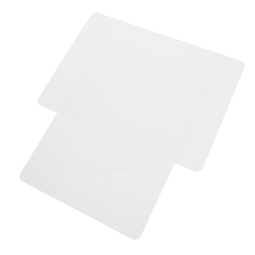 SOPOTUTU 2 Blatt Löschbares Whiteboard Korrektur Linien Dünn Student Kleines, Trocken Abwischbares Whiteboard Klassenzimmer Planke Trocken Abwischbarer Radiergummi Kleine Tafel Weiß Plastik von SOPOTUTU