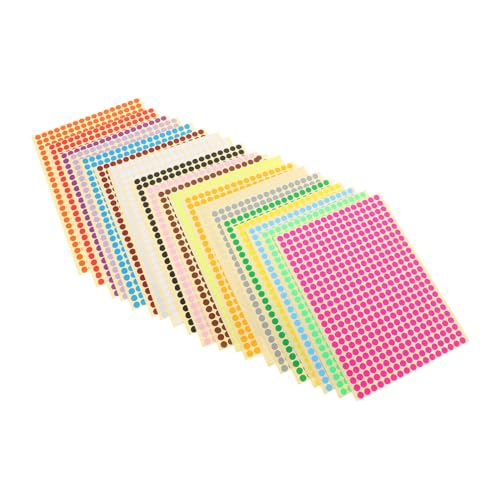 SOPOTUTU 20 Blatt Farbiges Punktetikettenpapier Form Farben Abstufung Kleine Runde Aufkleber Punktaufkleber Klebrige Beschriftung Etiketten Siegelaufkleber Punkte Etiketten SOPOTUTU 20 Blatt Farbiges Punktetikettenpapier Form Farben Abstufung Kleine Runde Aufkleber Punktaufkleber Klebrige Beschriftung Etiketten Siegelaufkleber Punkte Etiketten von SOPOTUTU