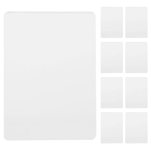 SOPOTUTU 200 Blatt Transparente Schutzfolie Selbstklebende Laminierfolien Abnehmbar Transparent Für Fotolaminat Thermodokumente Laminierfolie Schutzfolien Aus Weißem Pvc von SOPOTUTU