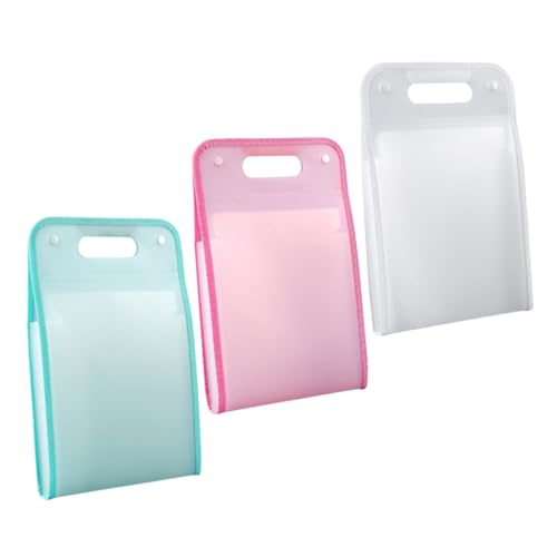 SOPOTUTU 3 Teilige Ordner Aufbewahrungstaschen Organizer Büro Datei Organizer Halter Ablagetasche Papier Datei Organizer Entsprechender Datei Organizer Quittungs Aufbewahrungstasche von SOPOTUTU