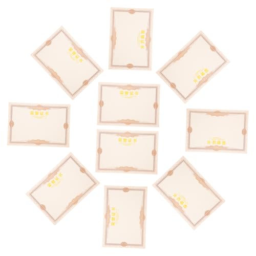 SOPOTUTU 50 Stück Ehrenurkundenpapier Diplom Zertifikatpapier Zum Drucken Von Material Abschluss Blanko Zertifikatpapier Schulzertifikatspapier Anhänger Leinenpapier Studenten SOPOTUTU 50 Stück Ehrenurkundenpapier Diplom Zertifikatpapier Zum Drucken Von Material Abschluss Blanko Zertifikatpapier Schulzertifikatspapier Anhänger Leinenpapier Studenten von SOPOTUTU