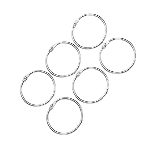 SOPOTUTU 50Stücke Buchringe Binder Ringe Für Loseblatt DIY Notizbücher Scrapbooking Schlüsselanhänger Für Schule Büro Und Zuhause Leicht Und Stabil SOPOTUTU 50Stücke Buchringe Binder Ringe Für Loseblatt DIY Notizbücher Scrapbooking Schlüsselanhänger Für Schule Büro Und Zuhause Leicht Und Stabil von SOPOTUTU