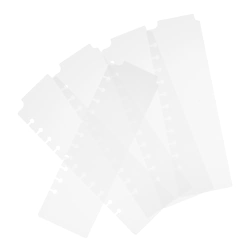 SOPOTUTU 5pcs-planerzubehör, Einschließlich Plastik-tab-trennwände Und Snap-in-lesezeichen Für Monatliche Notebook-trenner Und Ästhetische Bindemittel-separatoren von SOPOTUTU