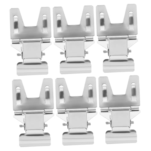 SOPOTUTU 6Stücke Plattierung Tafelklemmen Clip Standhalter Für Preisschilder Für Geschäfte Hochzeiten Messen Und Supermärkte Langlebig SOPOTUTU 6Stücke Plattierung Tafelklemmen Clip Standhalter Für Preisschilder Für Geschäfte Hochzeiten Messen Und Supermärkte Langlebig von SOPOTUTU