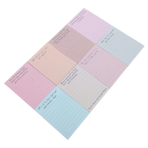 SOPOTUTU 8 Haftnotiz lustige notizzettel Lustige Notizen Büro Notizen Praktische Notizen Schule Notizen Lustige Notizbilder süßer Notizblock süße Notizblöcke Lustige Memo -Pads Papier von SOPOTUTU