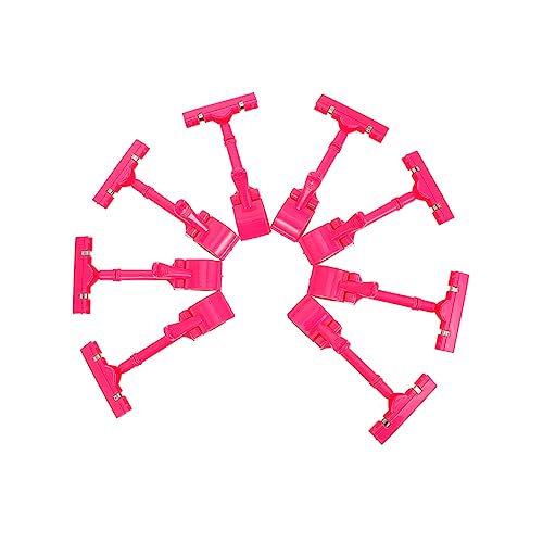 SOPOTUTU 8 Stück Preisschildhalter Halter für Preisschilder Zeichenanzeigeclip Etikettenhalterklemme Doppelkopf-Display-Clips Preiskarten-Clip Preisschildklemme Plastik Rosy SOPOTUTU 8 Stück Preisschildhalter Halter für Preisschilder Zeichenanzeigeclip Etikettenhalterklemme Doppelkopf-Display-Clips Preiskarten-Clip Preisschildklemme Plastik Rosy von SOPOTUTU