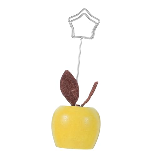 SOPOTUTU Apple Message Ordner Hochzeit Büroklammern Memo-Clip Süßes Schreibtischdekor notizpapierklemme Memohalter Ständer für Fotoclips Süßes Bürodekor Holz Yellow SOPOTUTU Apple Message Ordner Hochzeit Büroklammern Memo-Clip Süßes Schreibtischdekor notizpapierklemme Memohalter Ständer für Fotoclips Süßes Bürodekor Holz Yellow von SOPOTUTU