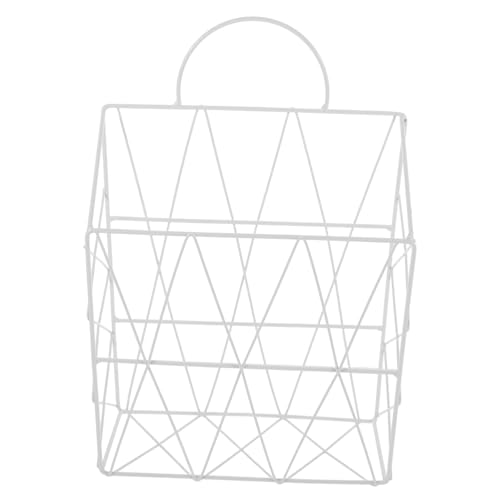 SOPOTUTU Bücherregal Zeitungsständer Zeitschriftenhalter Organizer Blau Literatur Rechtliche Wandordner Organizer Büro Hängender Papier Organizer Hängender Wandordner Organizer Weißes von SOPOTUTU