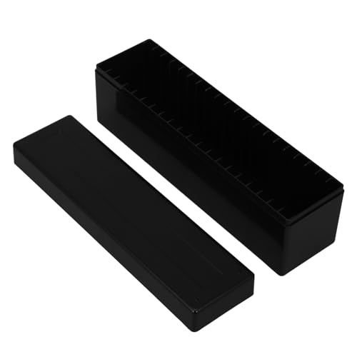 SOPOTUTU Kasten Münzsammelbox Transparente Kleine Aufbewahrungsboxen Münzhalter Lagerung Der Viertelsammlung Geldretter Schmuckorganisatoren Und -aufbewahrung Münzorganisator Black P.s von SOPOTUTU