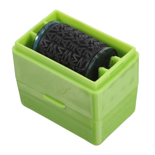 SOPOTUTU Rollenverstümmeltes Siegel Adressblocker-stempel Adressblocker Rollenstempel Farbwalze Vertraulicher Rollenstempel Gemailter Stempel Adress-abdeckungsrolle Adressstempel Green Abs von SOPOTUTU